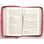 Сборник 3055 духовных гимнов и песен Песнь возрождения (розово-фиолетовый, кожа, серебряный обрез, молния, закладка)