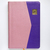 Библия (17х24см, розовый/фиолетовый, исск. кожа, индексы, золотой обрез со звёздами, крупный шрифт)