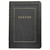 Библия семейная (16х23,5см, чёрная кожа, индексы, золотой обрез, две закладки, крупный шрифт)