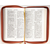 Библия (14,5х22см, ярко-коричневый термовинил, молния, золотой обрез, закладка, крупный шрифт)