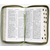 Библия каноническая (12х19см,зелёная кожа, золотое солнце, золотой обрез, индексы, молния, 2 закладки)