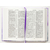 Библия ( 14х21,5см, тв. пер., лаванда, надпись "Библия", молния, 2 закладки, слова Иисуса выделены жирным, крупный шрифт)