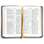 Библия (14,3х22см, натуральная кожа, коричневый пятнистый, надпись "Библия", золотой обрез, 2 закладки, слова Иисуса выделены жирным, средний шрифт)