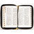 Библия (12,5х19,5, искусств. кожа, черный, надпись "Библия" с вензелем, молния, золотой обрез, индексы, 2 закладки, слова Иисуса выделены жирным)