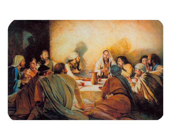 Магнит плоский "Вечеря" (Иисус с учениками)
