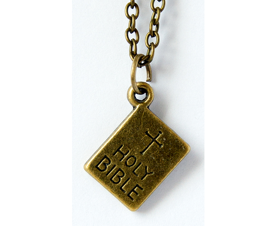 Кулон металлический на цепочке под бронзу - Holly Bible (КМБЦ-26)