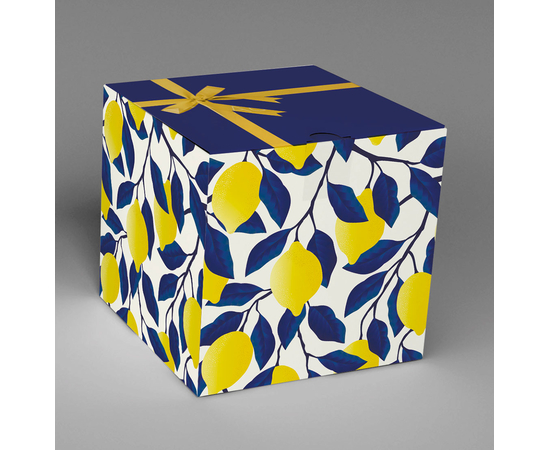 Подарочная коробка для кружки «Лимоны»