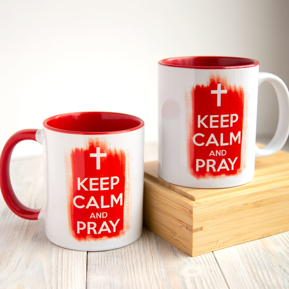 Кружка «Keep calm and pray»