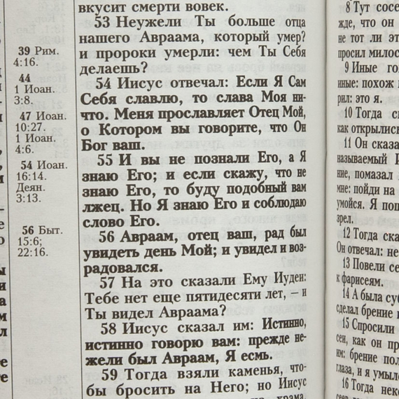 Библия (12,5х19,5, натуральная кожа, коричневый, термоштамп "Терновый венец", молния, золотой обрез, индексы, 2 закладки, слова Иисуса выделены жирным)